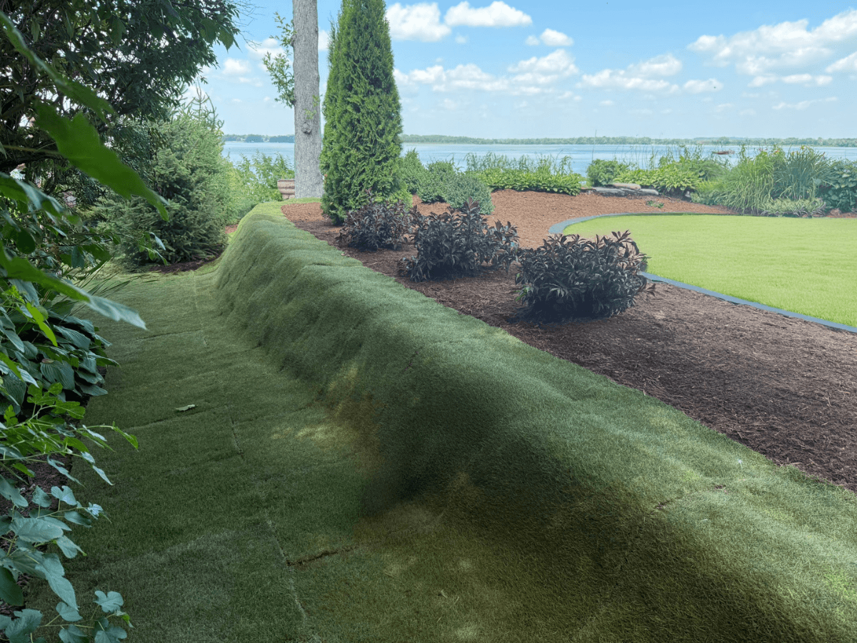 GroWall Retaining Wall After